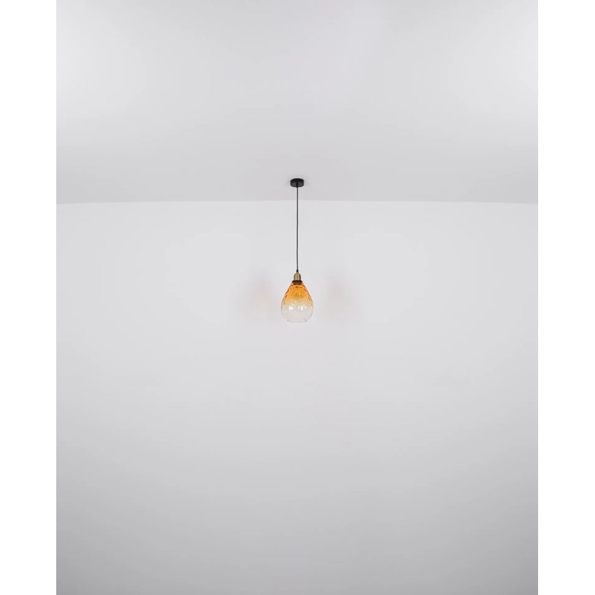 Globo - Пендел 1xE27/60W/230V Ø 21 см оранжев