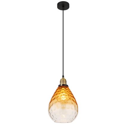 Globo - Пендел 1xE27/60W/230V Ø 21 см оранжев