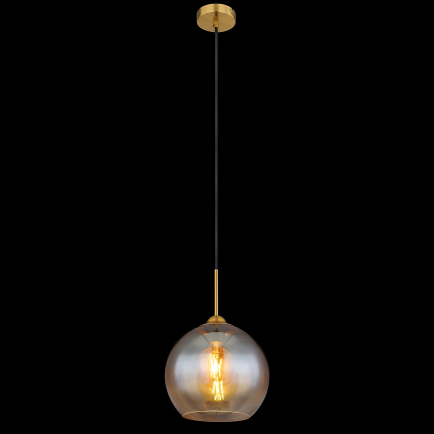 Globo - Висяща лампа на кабел 1xE27/60W/230V месинг