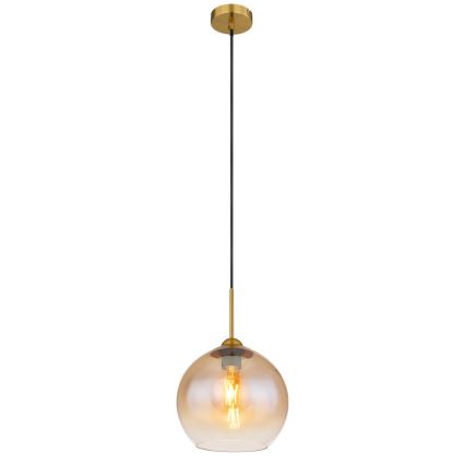 Globo - Висяща лампа на кабел 1xE27/60W/230V месинг