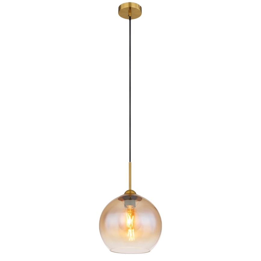 Globo - Висяща лампа на кабел 1xE27/60W/230V месинг