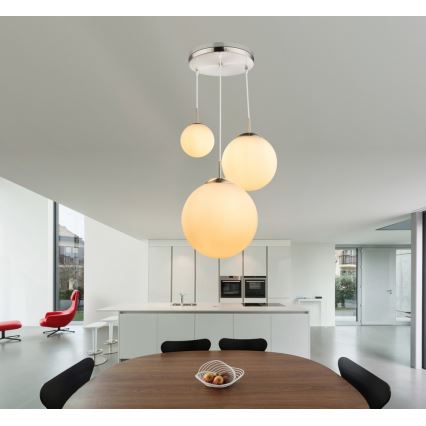 Globo - Полилей на верижка 3xE27/60W/230V