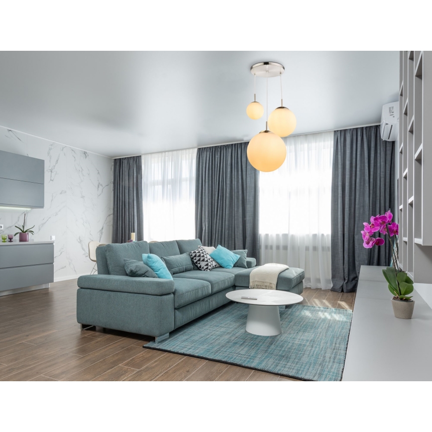 Globo - Полилей на верижка 3xE27/60W/230V