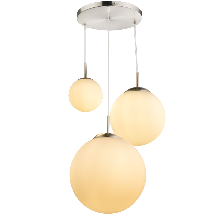 Globo - Полилей на верижка 3xE27/60W/230V