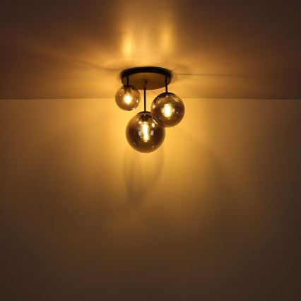 Globo - Полилей за повърхностен монтаж 3xE27/60W/230V