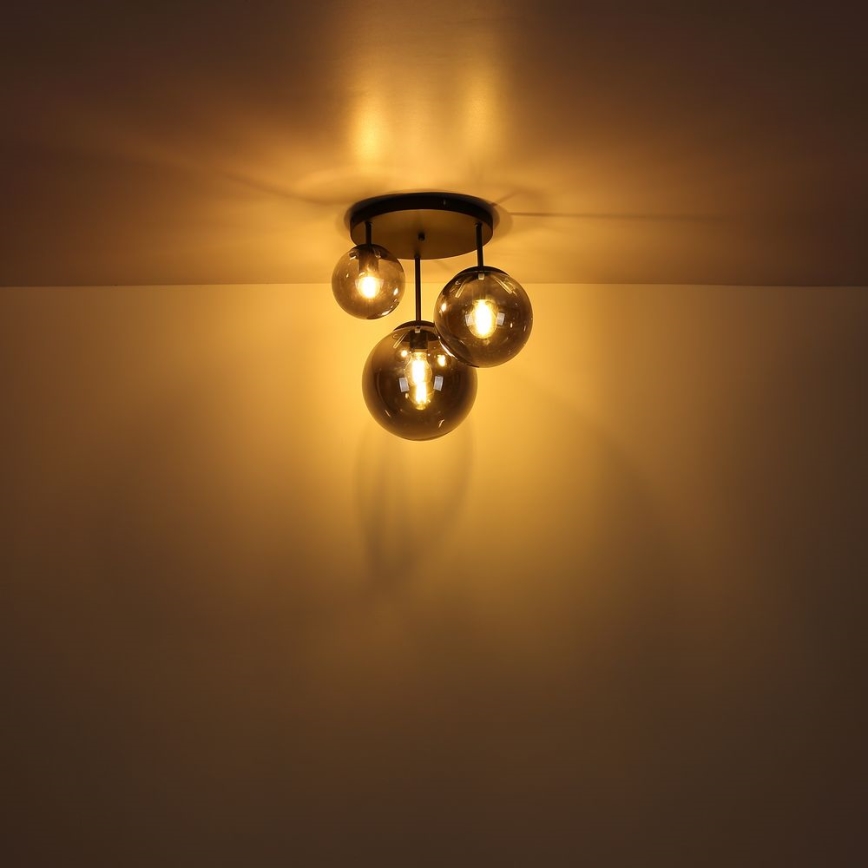 Globo - Полилей за повърхностен монтаж 3xE27/60W/230V