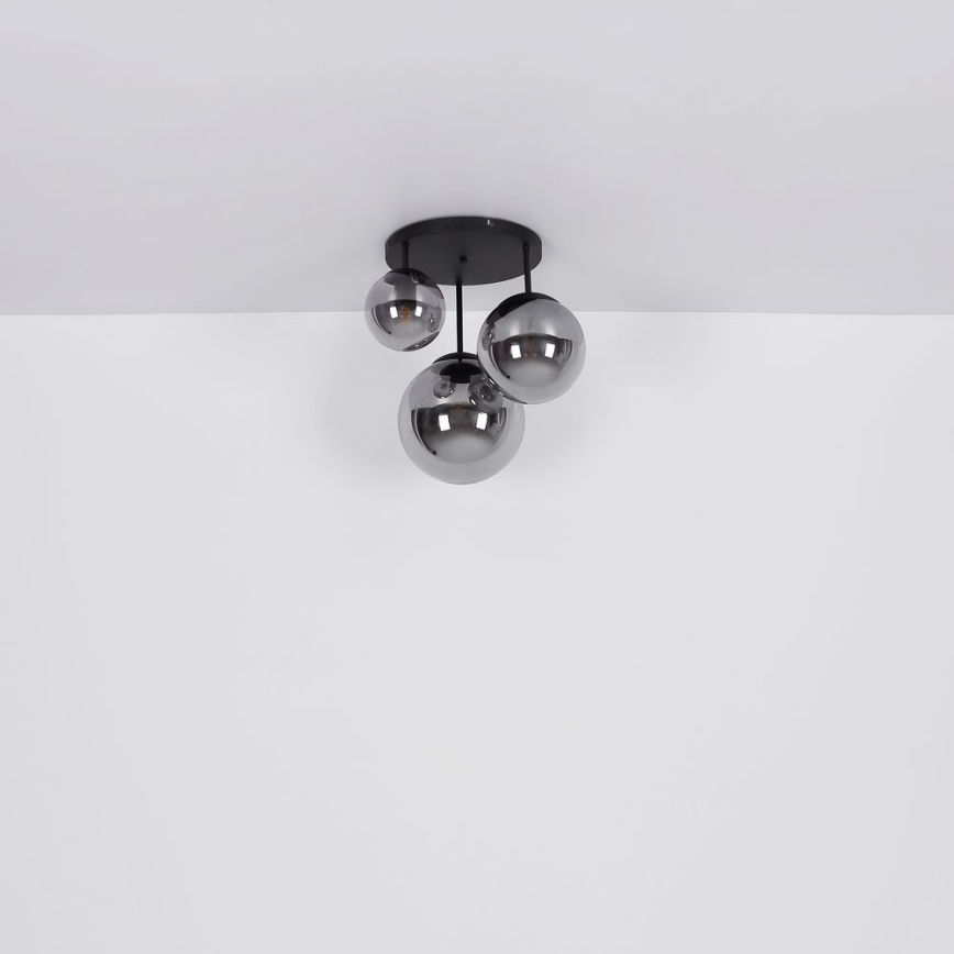 Globo - Полилей за повърхностен монтаж 3xE27/60W/230V