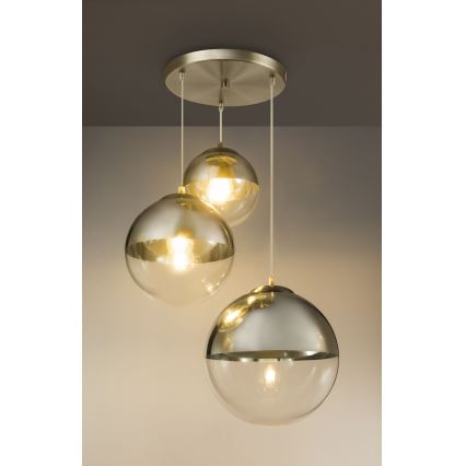 Globo - Пендел 3xE27/40W/230V Ø 51 см