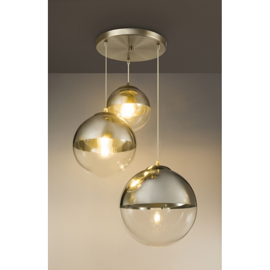 Globo - Пендел 3xE27/40W/230V Ø 51 см