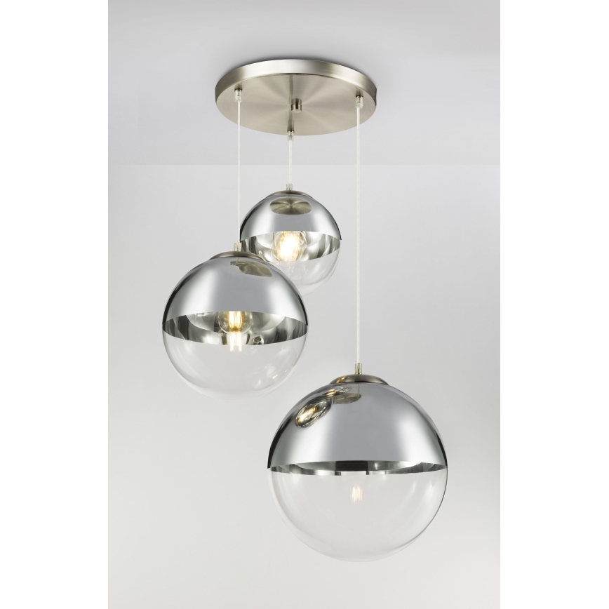 Globo - Пендел 3xE27/40W/230V Ø 51 см