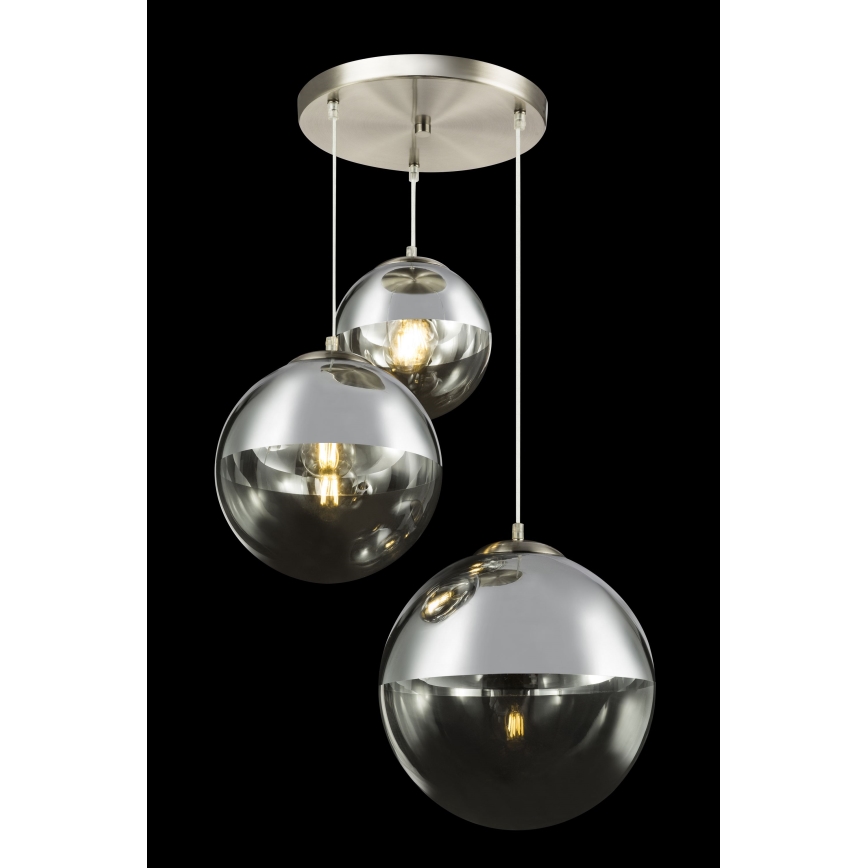 Globo - Пендел 3xE27/40W/230V Ø 51 см