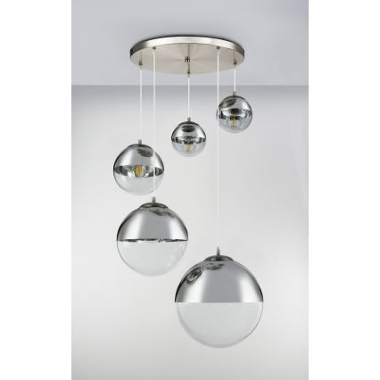 Globo - Пендел 5xE27/60W/230V Ø 65 см
