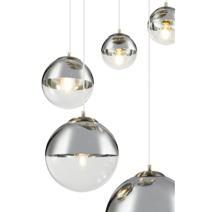 Globo - Пендел 5xE27/60W/230V Ø 65 см