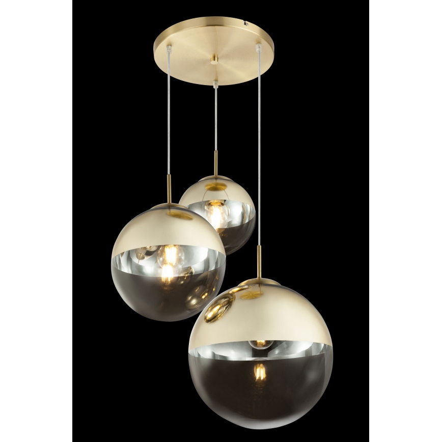 Globo - Пендел 3xE27/40W/230V Ø 51 см
