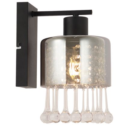 Globo - Аплик 1xE27/60W/230V черен