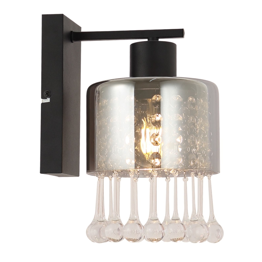 Globo - Аплик 1xE27/60W/230V черен