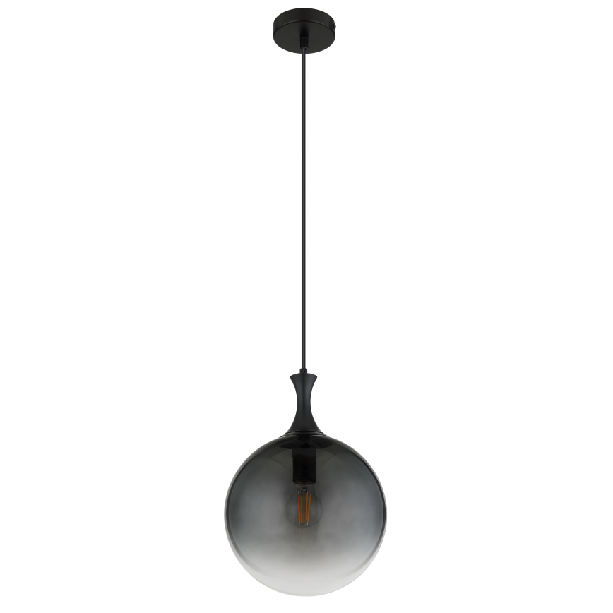 Globo - Пендел 1xE27/10W/230V Ø 25 см черен