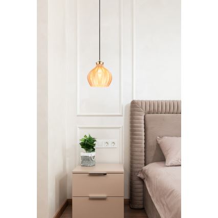 Globo - Пендел на кабел 1xE27/60W/230V диам. 22 см златен