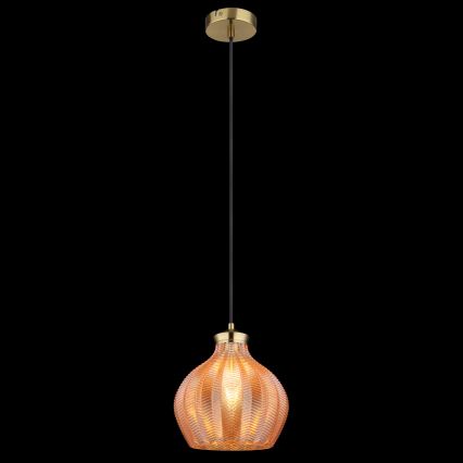 Globo - Пендел на кабел 1xE27/60W/230V диам. 22 см златен