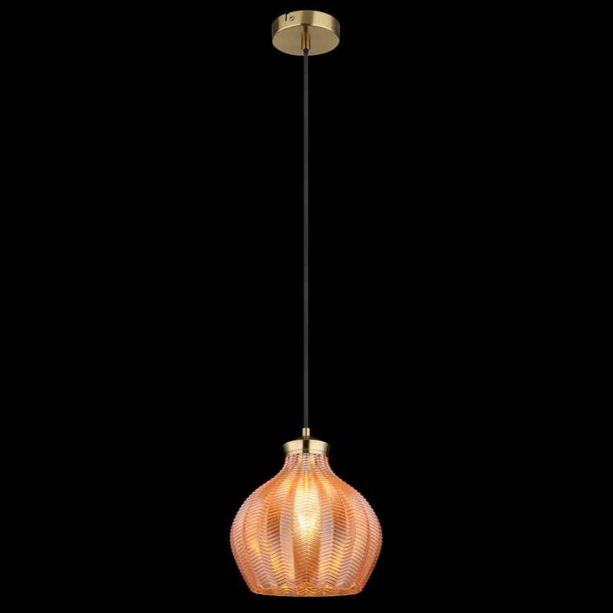 Globo - Пендел на кабел 1xE27/60W/230V диам. 22 см златен