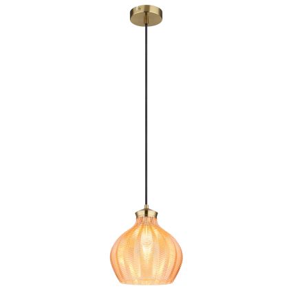 Globo - Пендел на кабел 1xE27/60W/230V диам. 22 см златен