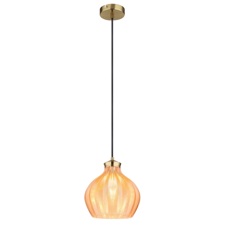 Globo - Пендел на кабел 1xE27/60W/230V диам. 22 см златен