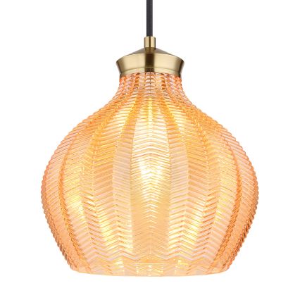 Globo - Пендел на кабел 1xE27/60W/230V диам. 22 см златен