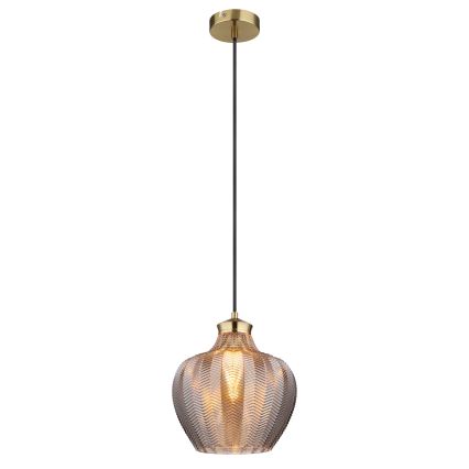 Globo - Пендел на кабел 1xE27/60W/230V Ø 22 см опушен
