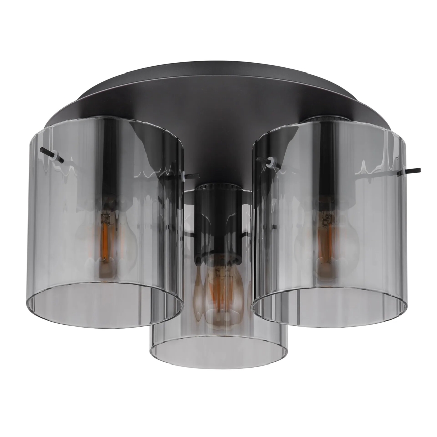 Globo - Плафон 3xE27/40W/230V Ø 37 см сив