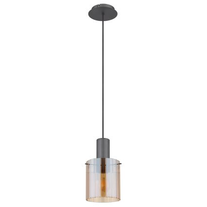 Globo - Пендел 1xE27/40W/230V Ø 18 см кафяв