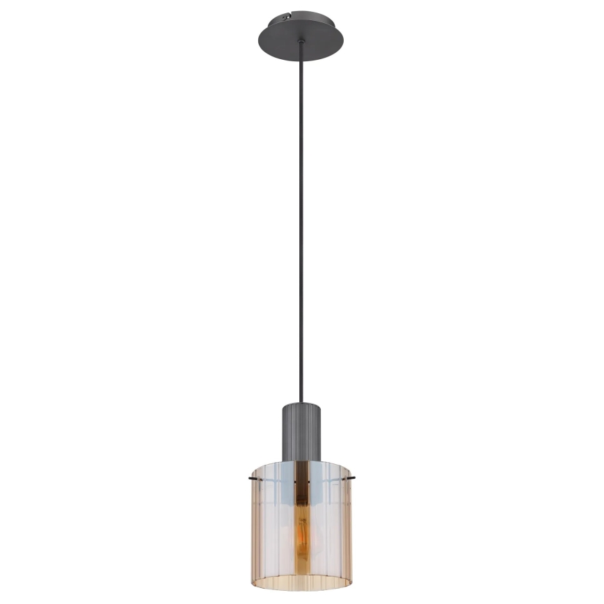 Globo - Пендел 1xE27/40W/230V Ø 18 см кафяв