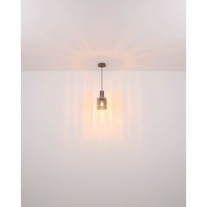 Globo - Пендел 1xE27/40W/230V Ø 18 см сив