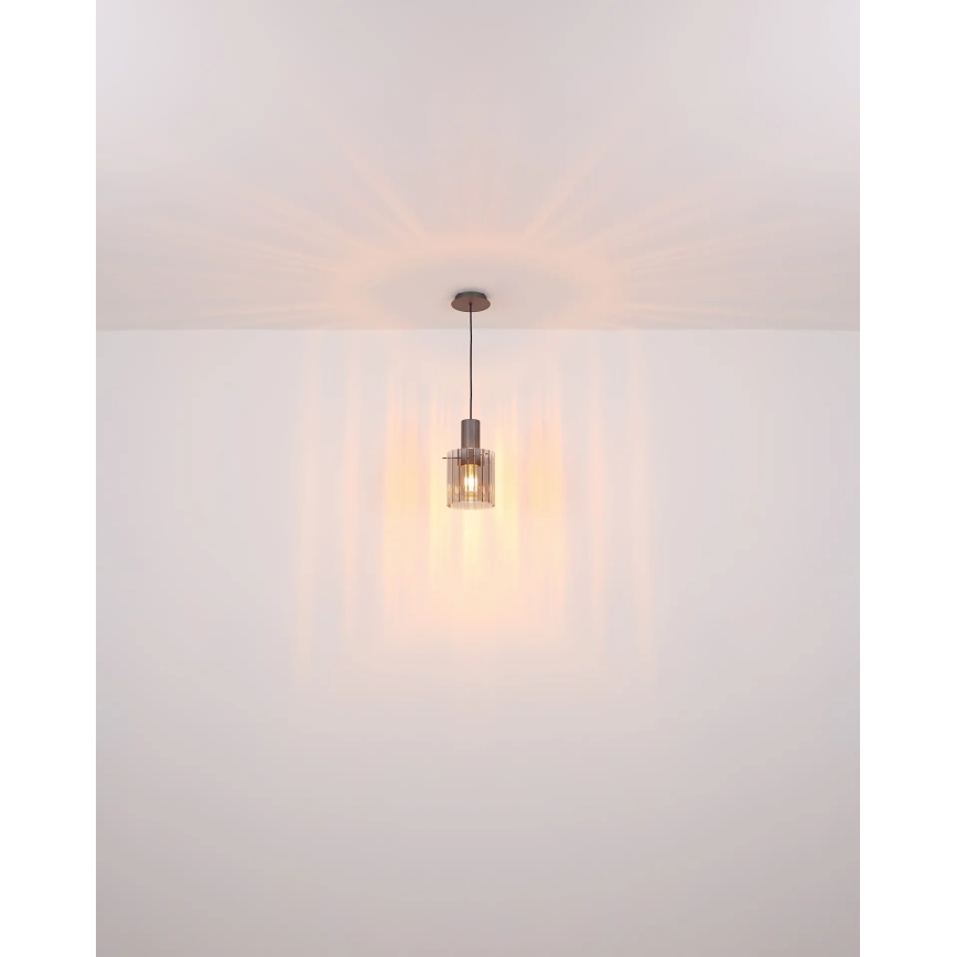 Globo - Пендел 1xE27/40W/230V Ø 18 см сив