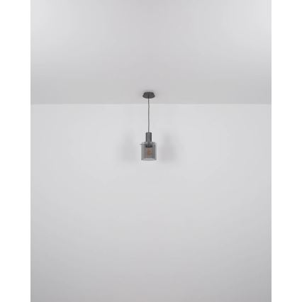 Globo - Пендел 1xE27/40W/230V Ø 18 см сив