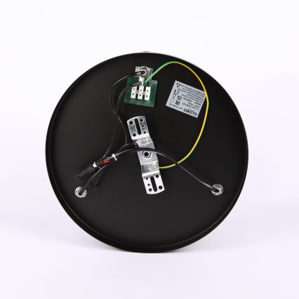 Globo - Полилей за повърхностен монтаж 3xE27/40W/230V Ø 40,5 см черен
