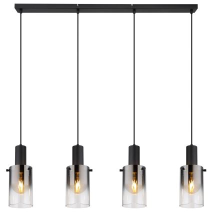 Globo - Пендел 4xE27/40W/230V черен