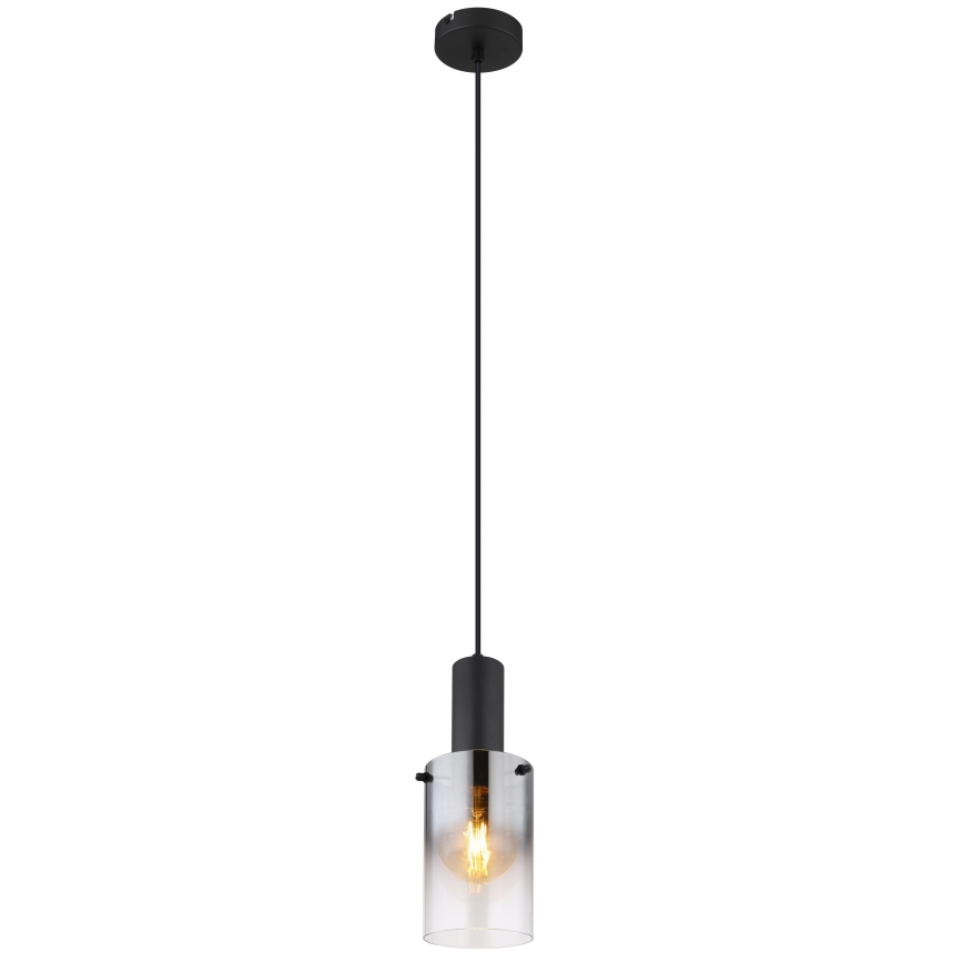 Globo - Пендел 1xE27/40W/230V Ø 12,5 см черен
