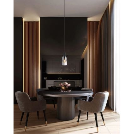 Globo - Пендел 1xE27/40W/230V Ø 12,5 см черен