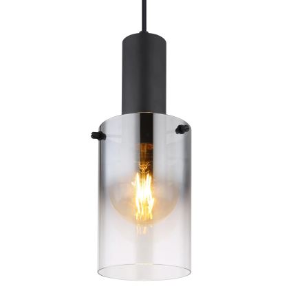 Globo - Пендел 1xE27/40W/230V Ø 12,5 см черен