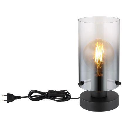 Globo - Настолна лампа 1xE27/40W/230V Ø 12,5 см черен
