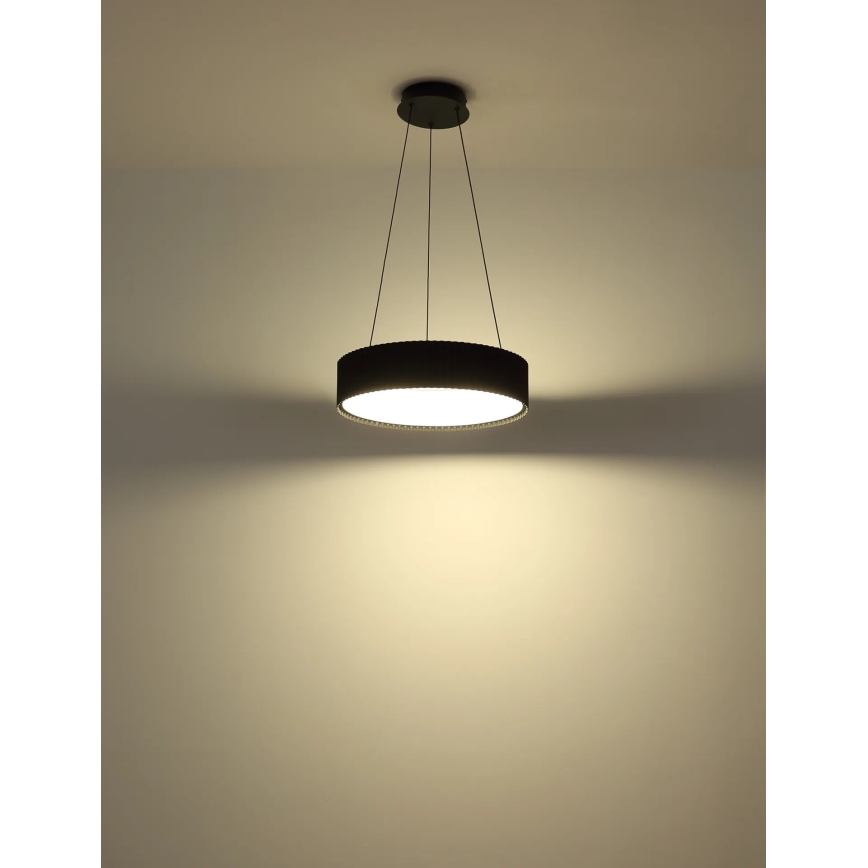 Globo - LED люстра на кабел LED/45W/230V 2700/4000/6000K Ø 46 см черна