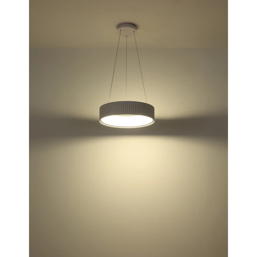Globo - LED полилей на кабел LED/45W/230V 2700/4000/6000K Ø 46 см бял