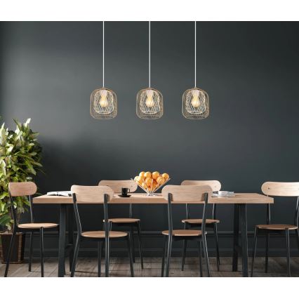 Globo - Полилей на кабел 3xE27/40W/230V