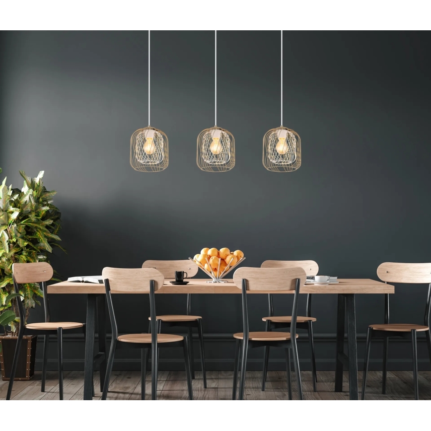 Globo - Полилей на кабел 3xE27/40W/230V