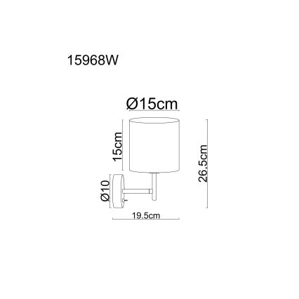 Globo - Стенно осветително тяло 1xE14/40W/230V