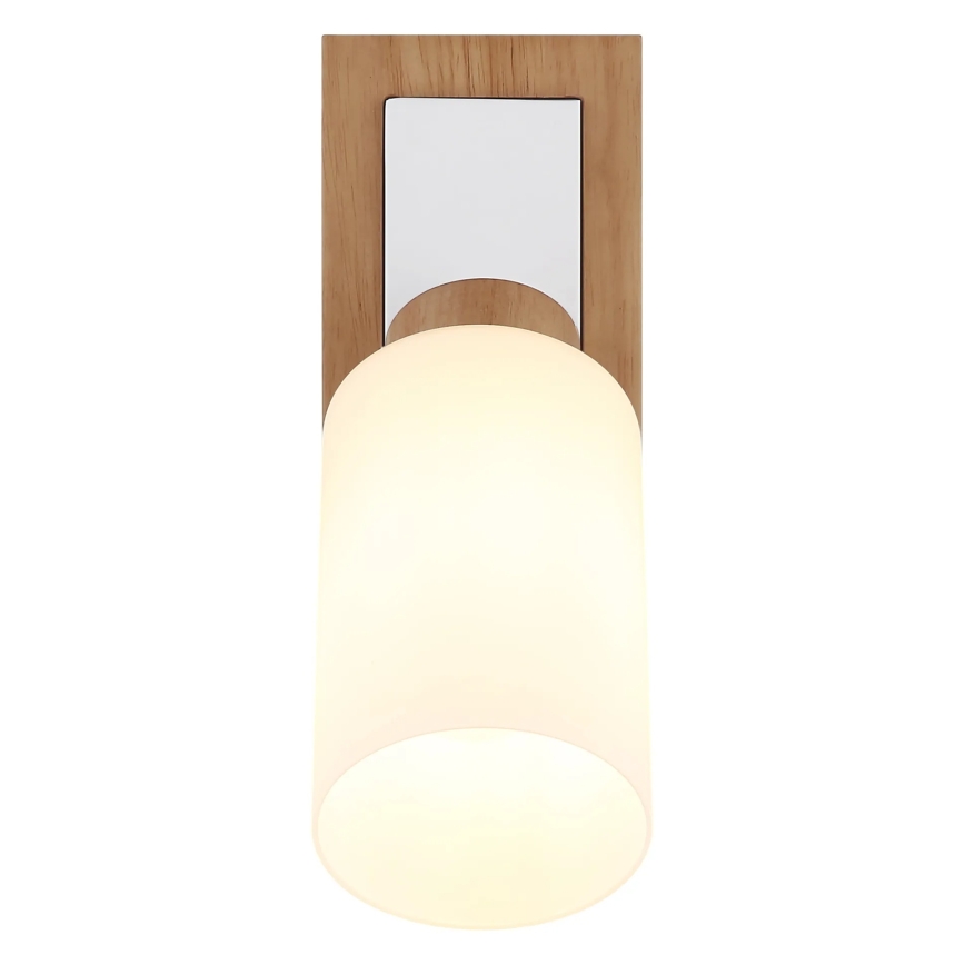 Globo - Настенно спот осветително тяло 1xE27/60W/230V дъб/бял