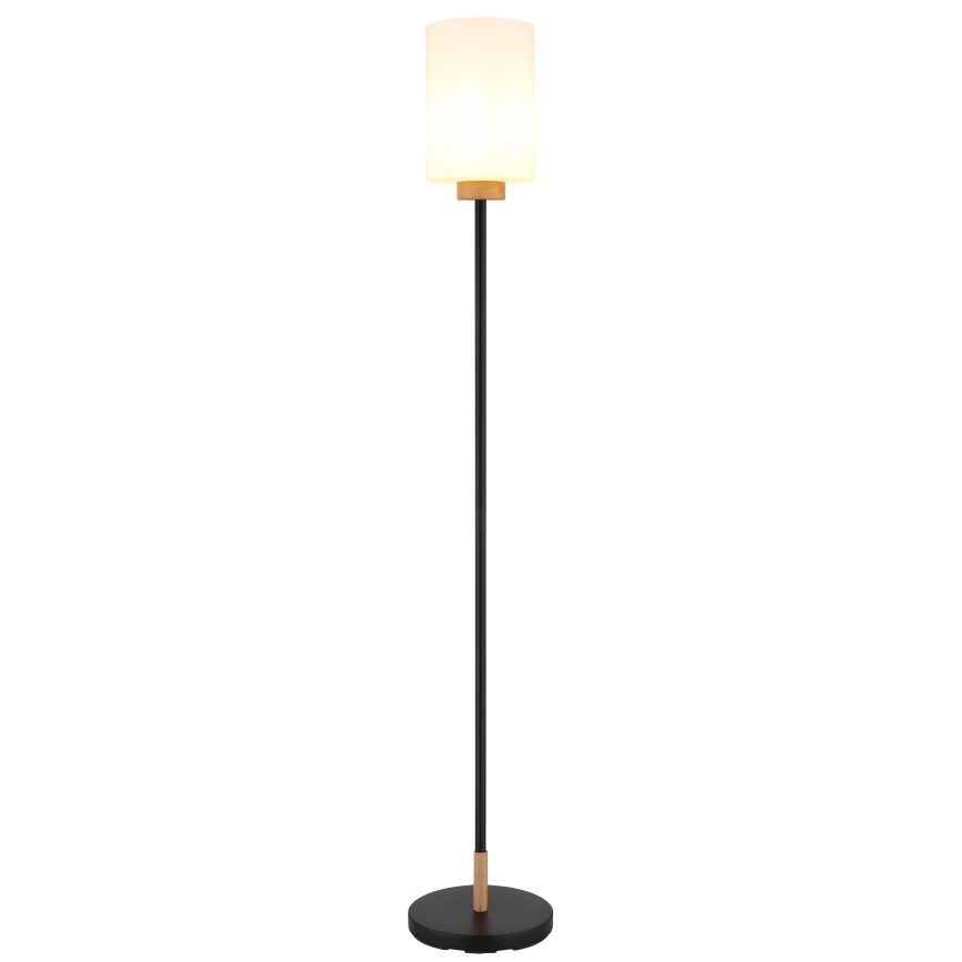 Globo - Подова лампа 1xE27/60W/230V черна/бяла