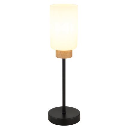 Globo - Настолна лампа 1xE27/60W/230V черна/бяла