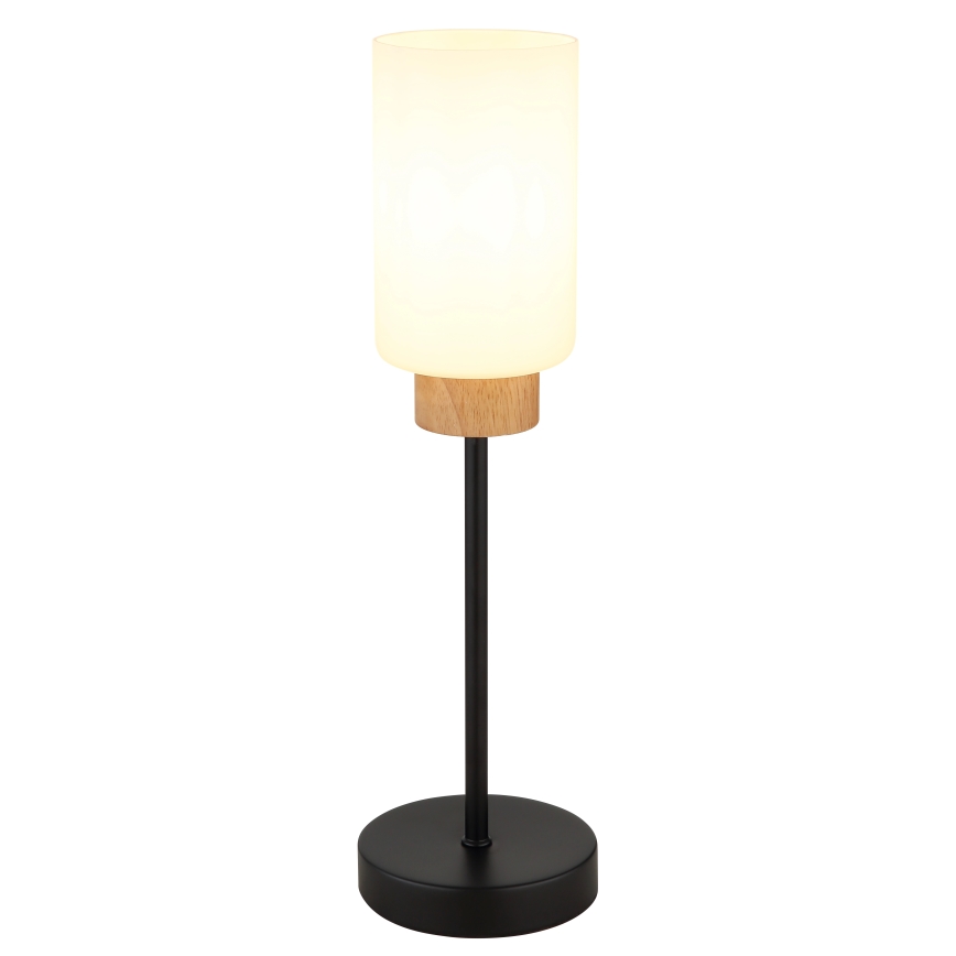 Globo - Настолна лампа 1xE27/60W/230V черна/бяла