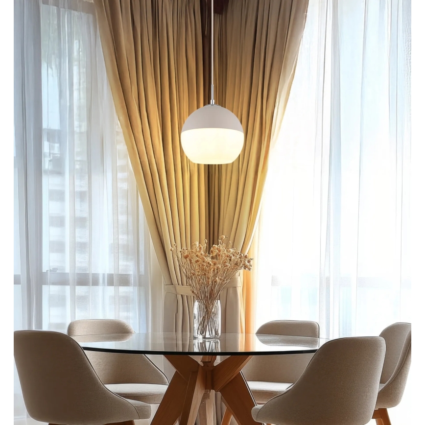 Globo - Пендел на кабел 1xE27/60W/230V Ø 25 см